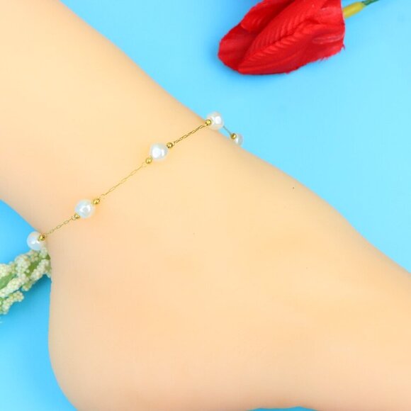 Elegant Handmade Anklet – Perfect for Women & Girls | Ideal Gift Option, DYC1250 - Picture 7 of 8